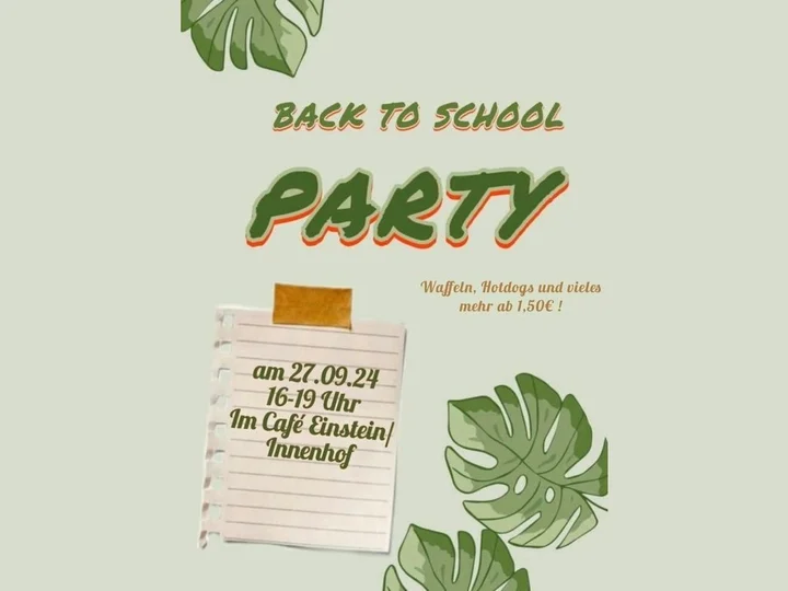 Bild - Back to School Party