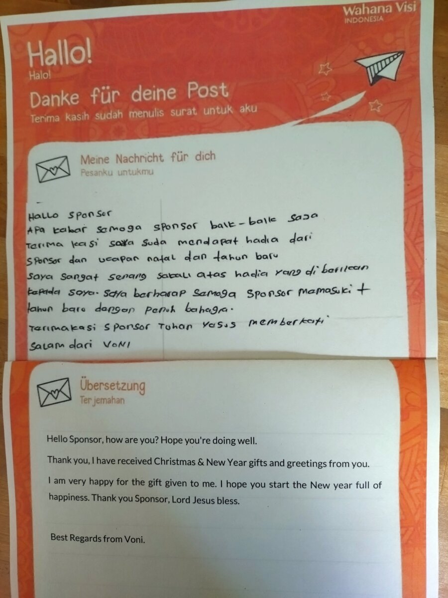 Briefe von einem Patenkind